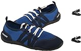 Cressi Elba Pool Shoes - Scarpe per gli Sport Acquatici Unisex Adulto, Blu (Azzurro/Blu), 48 EU