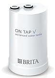BRITA ON TAP V (600L) Cartuccia di ricambio per filtro dell acqua - per acqua sostenibile e buon sapore, riduce micro particelle, metalli pesanti e altre sostanze che alterano il gusto