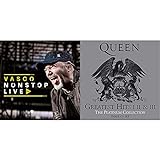 Vasco Nonstop Live (2CD+2DVD+BRD+Booklet) (5 CD) & Queen Greatest Hits I, II & III - Platinum Collection - 3 CD