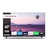 Thomson 40 Pollici (121 cm) Full HD TV Smart Android TV (WLAN, Triple Tuner DVB-C/S2/T2, Netflix, YouTube, Prime Video, Disney+) - 40FA2S13-2023