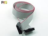 POPESQ® - IDC Cavo/Cable 16 poli (2x8), Lunghezza cca. 120 cm / 1.2 m long, Ribbon Cable #A1832