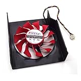 FD8015U12S 75mm 12V 0.5A 4 Wire Video Card Cooler Fan Compatible For MSI R7950 AMD/ATI Radeon HD 7870 Cooling Fan