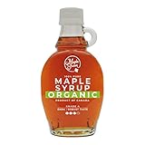 MapleFarm - Puro sciroppo d acero Canadese BIO Grado A (Dark, Robust taste) - 189 ml (250 g) - Original maple syrup - Puro succo d acero BIOLOGICO…