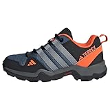 adidas Terrex AX2R Hiking Shoes, Sneakers, Wonder Steel Grey Three Impact Orange, 34 EU