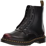 Dr. Martens 1460 Pascal FRNT Zip, Stivaletti Bambina, Rosso Ciliegia, 36