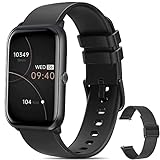 jpantech Smartwatch Uomo Donna, 1,57 Pollici Full Touch Fitness Tracker con Cardiofrequenzimetro Activity Tracker IP68 Smartwatch Impermeabile per iOS Android