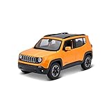 Maisto 10-31282 Jeep Renegade - scala 1:24 - colore arancione - modellino in metallo