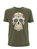 Generico T-Shirt/Maglietta Personalizzata Sugar Teschio Messicano Personalizzabile