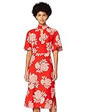 Marchio Amazon - TRUTH & FABLE Vestito Elegante Donna, Multicolore (floreale orientale)., 48, Label: XL