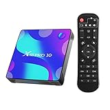 TUREWELL Android 11 TV Box,4GB RAM 32GB ROM RK3318 Quad-Core 64bit Cortex-A53 Support 2.4/5.0GHz dual-band Wifi BT4.0 3D 4K 1080P H.265 10/100M Ethernet HD 2.0 Smart TV BOX Youtube