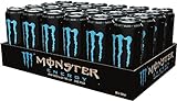 24X Monster Energy - Absolutely Zero 500 ml - New Absolute Drink - Bibita energetica con Taurina e Coffeina