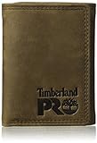 Timberland PRO Men s Leather Trifold Wallet with ID Window, Dark Brown/Pullman