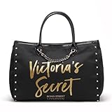 Victorias Secret Borse Tote a Mano da Donna, Grande, Borsa Messenger Nero - Angel City Bag (Nero)