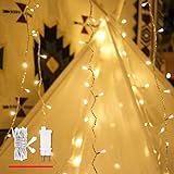 Catena Luminosa, di myCozyLite®, Bianco Caldo, 15M, Luci Stringa Decorative con 100 LED, per Balcone, Casa, Basso Voltaggio, Espandibile