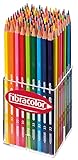 Fibracolor Rainbow barattolo 96 pastelli colorati in legno esagonali punta fine