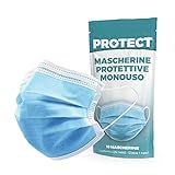 MASCHERINA CHIRURGICA PROTECT- 100 mascherine a 3 strati in TNT-POLIPROPILENE