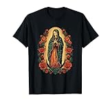 Madonna Santa Maria Di Guadalupe Vergine Maria Potente Simbolo Maglietta