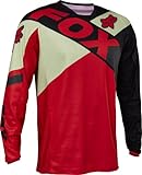 FOX RACING 180 Xpozr Motocross Jersey, Fluorescent Red, XL Men s