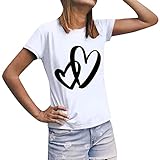 Maglietta con Grafica per San Maglietta a Maniche Corte Top Modello da Donna Stock Abbigliamento Ingrosso