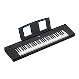Yamaha NP-15 Piaggero Digital Keyboard - Tastiera Digitale Versatile e Portatile con 61 Tasti Sensibili al Tocco, 15 Voci Strumentali, Leggera e Portatile