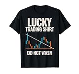 Lucky Trading T-Shirt Stock Trading Capitalista Divertente Maglietta