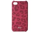 Ksix B0917CAR70 - Cover Protettiva per Apple iPhone 4/4S, Motivo Leopardo, Colore: Rosa