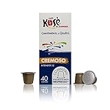 Kosè By Kimbo Capsule Cremoso Compatibili Nespresso Original - 4 Astucci Da 40 Capsule (Totale 160 Unità)
