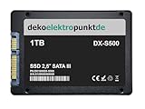 dekoelektropunktde Disco rigido SSD da 1TB compatibile con ASUS P5B Deluxe Scheda madre, Ricambio alternativo 2,5" pollici SATA3