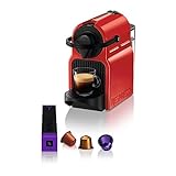 Krups Nespresso Inissia red, Macchina da caffè, Macchina per caffè espresso con capsule, Automatico compatto, Pressione 19 bar YY1531FD