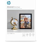 HP Carta Fotografica Lucida HP Advanced Q5456A, Grammatura 250 g/m2, Formato A4, Confezione da 25 Fogli