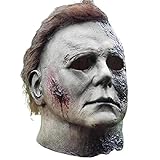 SUPYINI Michael Myers Film horror Killer Mask - Perfetto per Carnevale e Halloween - Costume adulto - Latex, Unisex Taglia unica