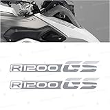 n2 Adesivi compatibili con Moto R1200 GS Motorrad R 1200 (argento)