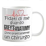 Tazza Mug personalizzata Grey s Anatomy You are My Person FIDATI SONO CHIRURGO
