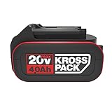 Kress Batteria Krosspack per tutti gli strumenti della batteria Kress nel sistema da 20 V, 4,0 Ah, Color Box
