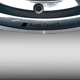 PUMU Adesivo per Cerchi Compatibile AUD Sport A3 A4 A5 A6 Q3 Q5 TT s-Line Tuning Sticker (Nero)
