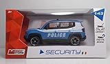 Mondo Jeep Renegade 1/43 Polizia/Carabinieri/Vigili del Fuoco Modellismo Auto, Multicolore, Modelli Assortiti,1 Pezzo