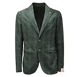 6059AD Giacca Uomo L.B.M.1911 Green Mix Cotton Vintage Effect Jacket Man [50]