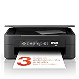 Epson Stampante Expression Home XP-2200, multifunzione 3 in 1: scanner/fotocopiatrice, A4, getto d inchiostro a colori, Wi-Fi Direct, cartucce separate, ultracompatta