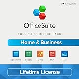 OfficeSuite Home & Business - Lifetime License - Documents, Sheets, Slides, PDF, Mail & Calendar for Windows