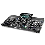 Denon DJ SC LIVE 4 - Console DJ, mixer DJ a 4 canali, streaming da Amazon Music, Wi-Fi, casse, compatibile con Serato DJ & Virtual DJ