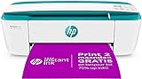 HP DeskJet 3762 T8X23B Stampante Fotografica Multifunzione A4, Stampa, HP Scroll Scan, Wi-Fi, HP Smart, USB 2.0, No Stampa Fronte/Retro Automatica, 4 Mesi di HP Instant Ink Inclusi, Verde Aqua