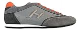 Hogan Uomo Scarpe Sneakers Olympia h Flock HXM05201684N6Z813X Grigio