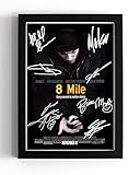 8 Mile Cast autografato A5 incorniciato poster foto autografo regalo film film Eminem