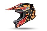 Ufo casco motocross integrale Intrepid New 2022 Taglia L arancione rosso offroad enduro omologato cross