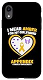 Custodia per iPhone XR Indosso ambra per la consapevolezza del cancro dell"appendice della mia ragazza