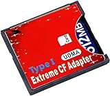 NP Adattatore per schede di memoria da SD, SDHC, SDXC a CF Compact Flash Tipo I da 16/32/64/128 GB