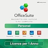 OfficeSuite Personal - Docs, Sheets, Slides, PDF, Mail & Calendar - 1 anno di licenza per 1 PC Windows e 2 Dispositivi Mobili