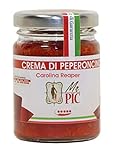 Crema di peperoncino Carolina Reaper (90 g) - IL PIÙ PICCANTE DEL MONDO - Mr PIC®: il Peperoncino Toscano di alta qualità - Carmazzi: la più ampia linea di prodotti piccanti in Italia