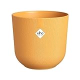 elho Jazz Round 19 - Vaso per Piante da Interni - Struttura Unica - 100% plastica Riciclata - Ø 18.9 x H 17.6 cm