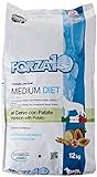 Forza 10 Forza10 Medium Diet Deer Food Dry Dog Premium Borsa da 12 kg, multicolore, unico